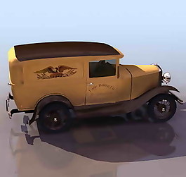 小轎車、小汽車3D模型素材8
