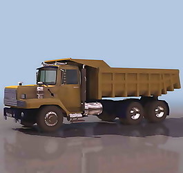 集裝箱運輸車、卡車、貨車等3D模型素材11