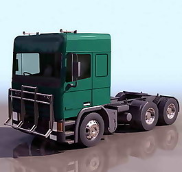 集裝箱運輸車、卡車、貨車等3D模型素材9