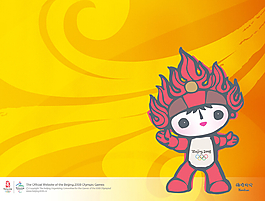 福娃背景奥运会PPT背景