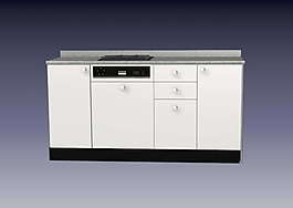 廚具典范3D衛(wèi)浴廚房用品模型素材7