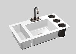 廚具典范3D衛(wèi)浴廚房用品模型素材6