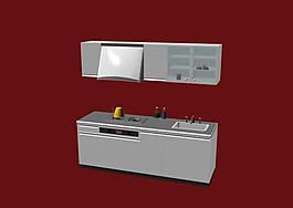 整體櫥柜3d模型素材2
