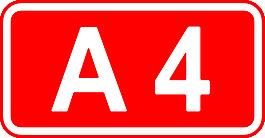 街道標志標簽A4剪貼畫