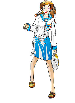 拎包女生