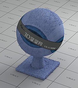 vray蓝色毛巾材质