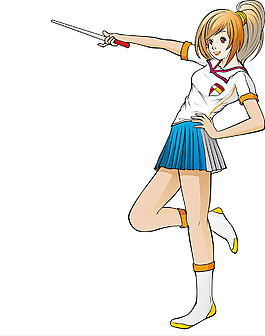 挥剑女生