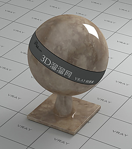vray棕色墻面材質