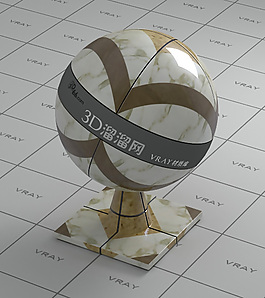 vray米色地砖材质