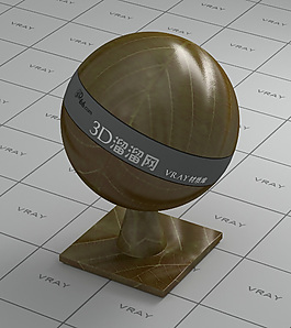 vray土黃色樹葉材質