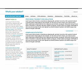 白色簡約商務企業(yè)網(wǎng)站CSS模板