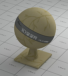 vray土黃色墻布材質