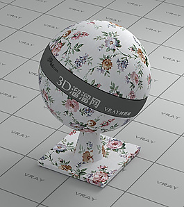 vray白色布料材质