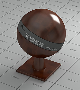 vray棕色木地板材質(zhì)