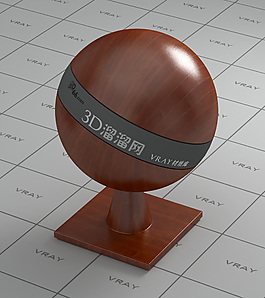 vray红色木地板材质
