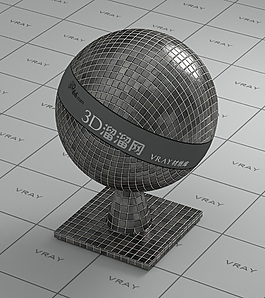 vray灰色馬賽克材質