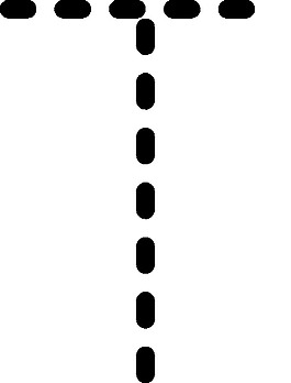 字母追蹤字母T剪貼畫