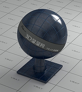 vray藍色磚材質(zhì)