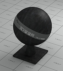 vray黑色混泥土材质