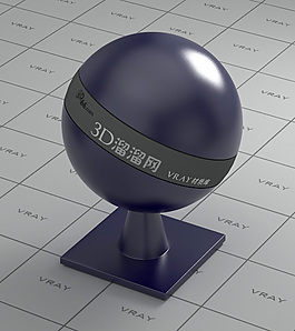 vray蓝色陶瓷材质