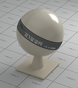 vray米色陶瓷材质