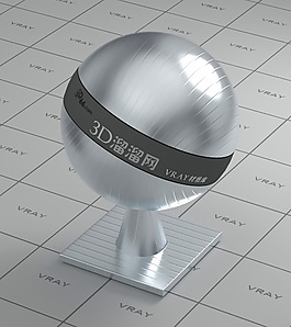 vray淺藍色金屬材質(zhì)