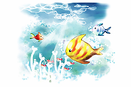 海底的魚兒
