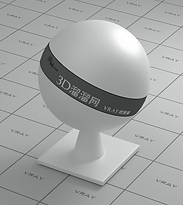 vray白色车漆材质