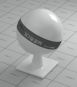 vray白色车漆材质