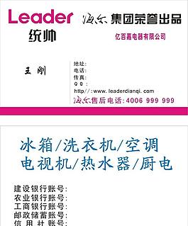 統(tǒng)帥電器名片