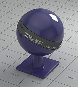 vray藍(lán)色車漆材質(zhì)