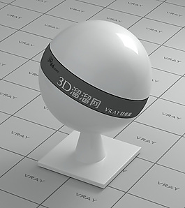 vray白色车漆材质