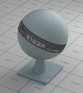 vray浅蓝色皮革材质