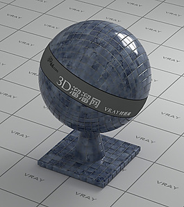 vray淺藍(lán)色墻磚材質(zhì)