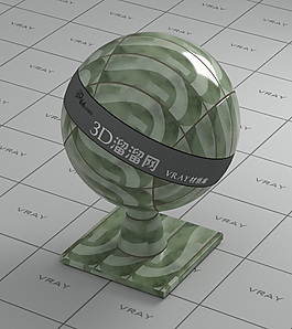 vray淺綠色墻磚材質(zhì)
