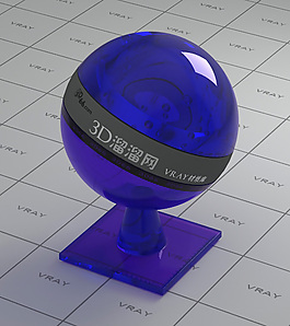 vray藍色玻璃材質(zhì)