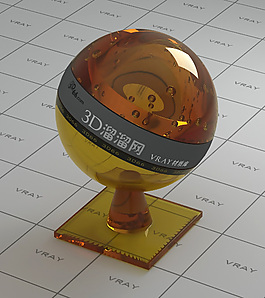vray褐色琥珀材質(zhì)