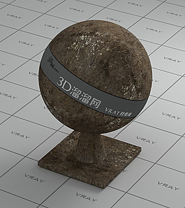 vray土黃色混泥土材質