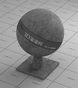 vray灰色混泥土材质