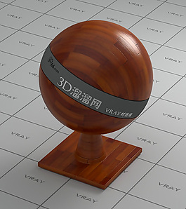 vray红色木地板材质