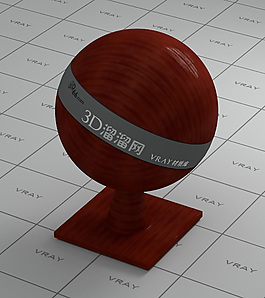 vray紅色木頭材質(zhì)