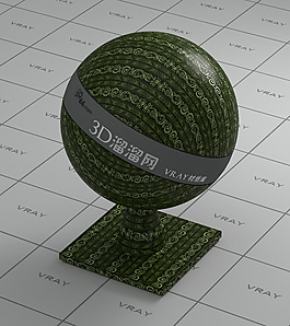 vray綠色布材質(zhì)