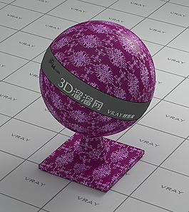 vray紫色布料材質(zhì)