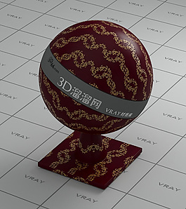 vray紅色布料材質(zhì)