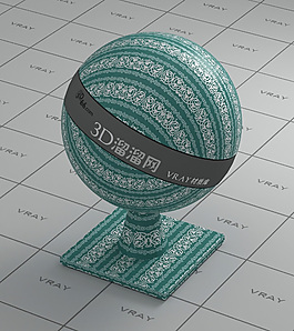 vray綠色布料材質(zhì)