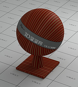 vray紅色墻布材質(zhì)
