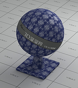 vray藍(lán)色墻布材質(zhì)