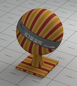 vray黃色墻布材質