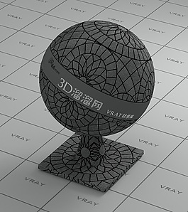 vray灰色铺地材质