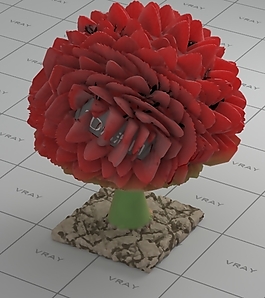 vray花材質(zhì)